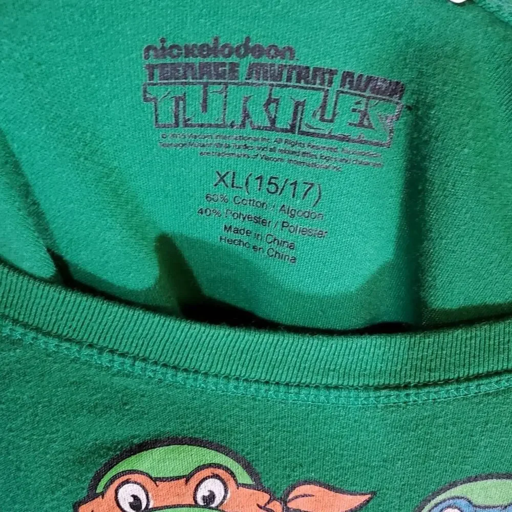 Nickelodeon | Green Teenage Mutant Ninja Turtles Sweatshirt  | Size XL